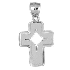 10K, 14K or 18K Gold Latin Cross Pendant