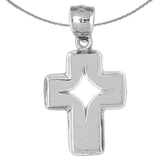 10K, 14K or 18K Gold Latin Cross Pendant