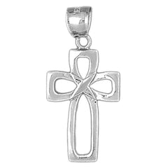 10K, 14K or 18K Gold Latin Cross Pendant