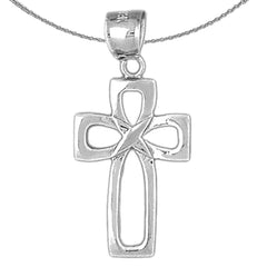 10K, 14K or 18K Gold Latin Cross Pendant