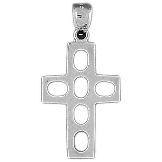 10K, 14K or 18K Gold Latin Cross Pendant