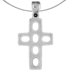 10K, 14K or 18K Gold Latin Cross Pendant