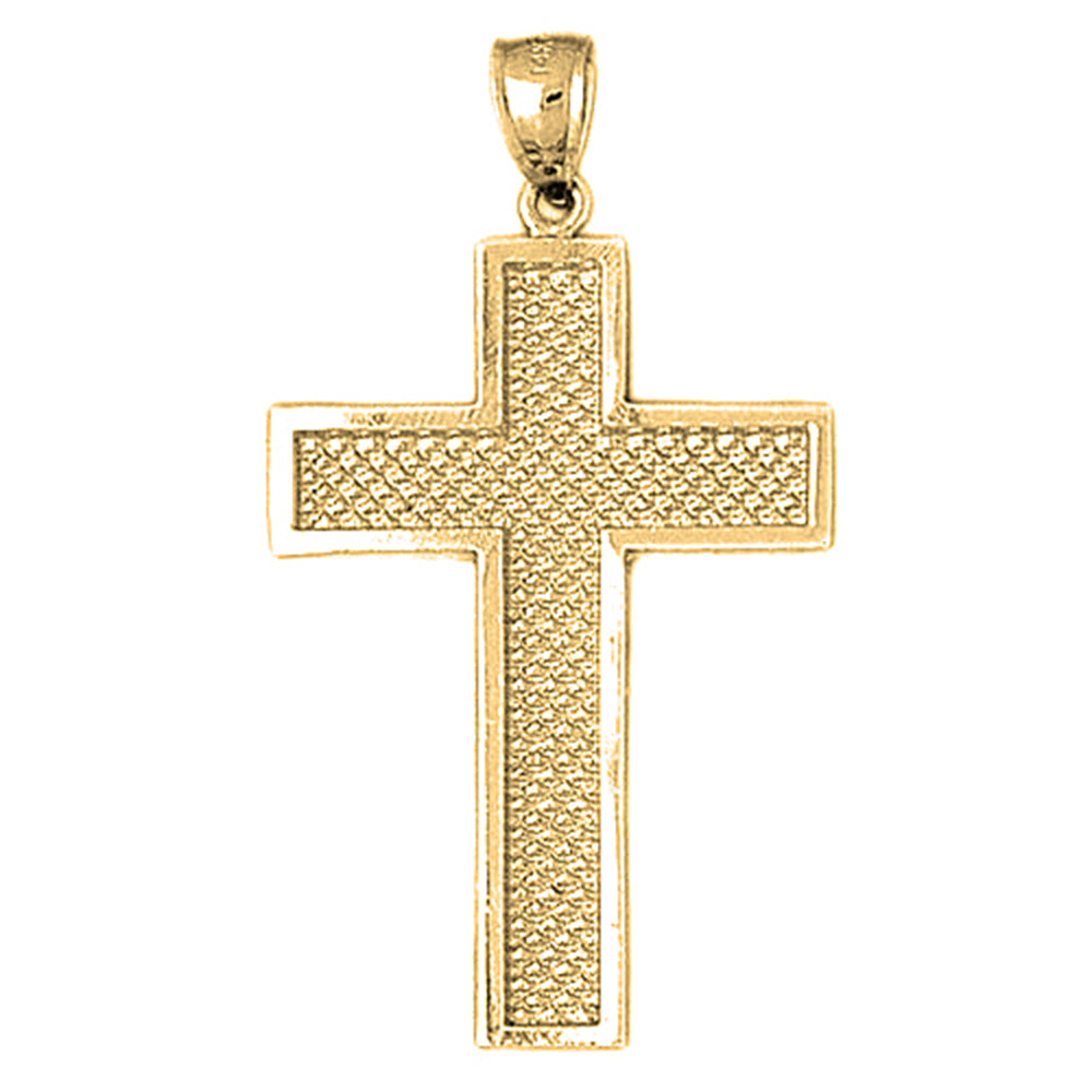 10K, 14K or 18K Gold Latin Cross Pendant