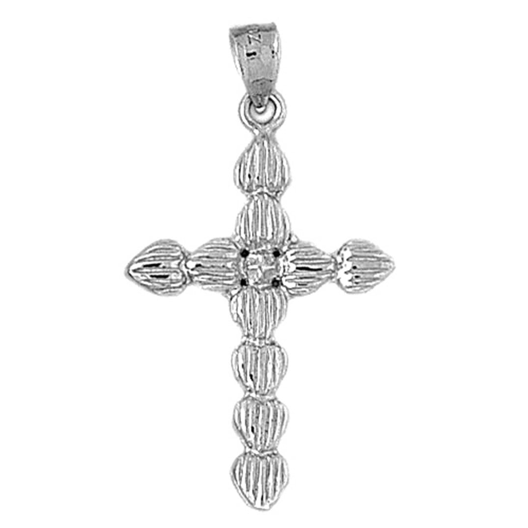 10K, 14K or 18K Gold Cross Pendant