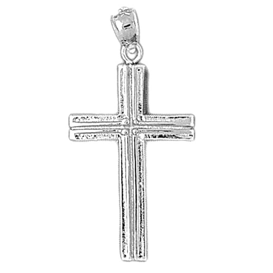 10K, 14K or 18K Gold Latin Cross Pendant