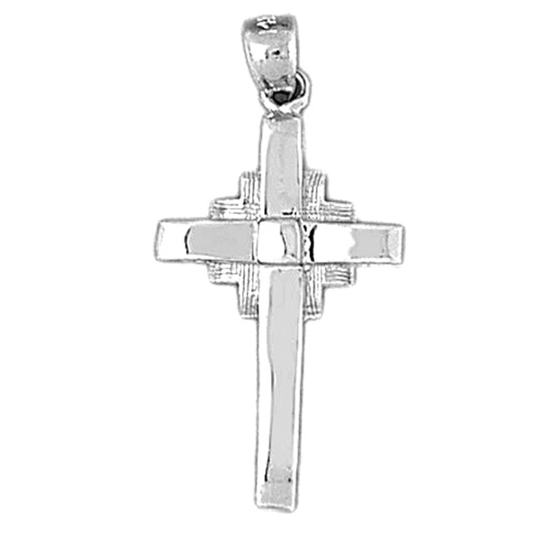 10K, 14K or 18K Gold Latin Cross Pendant