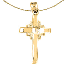 10K, 14K or 18K Gold Latin Cross Pendant