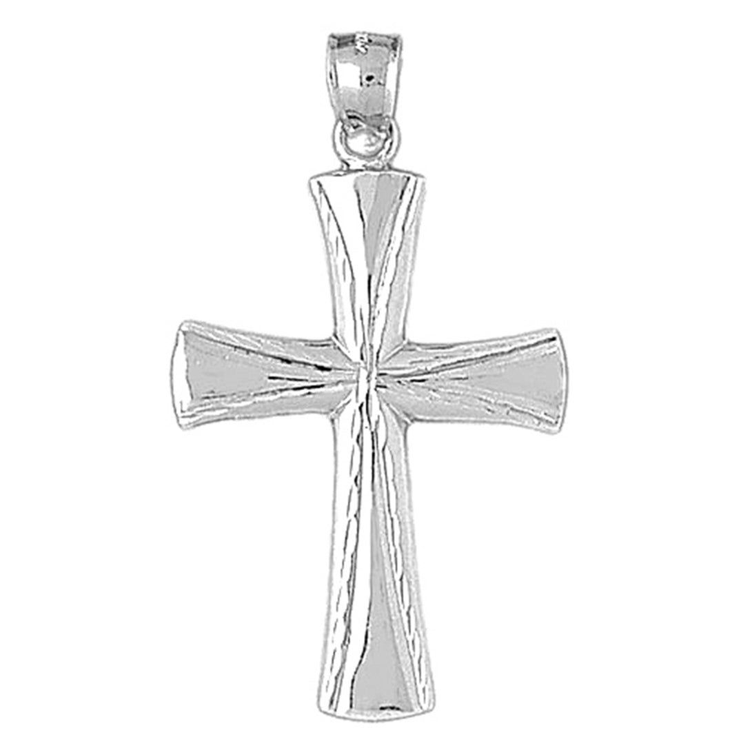 10K, 14K or 18K Gold Latin Cross Pendant