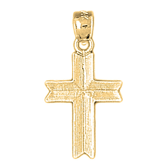 14K or 18K Gold Latin Cross Pendant