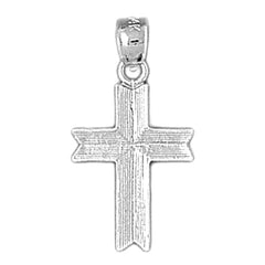 14K or 18K Gold Latin Cross Pendant