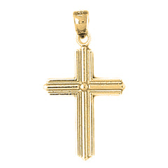 10K, 14K or 18K Gold Latin Cross Pendant