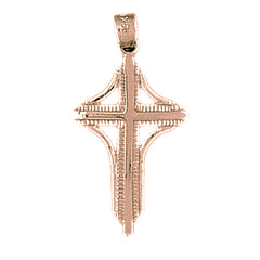 14K or 18K Gold Latin Cross Pendant