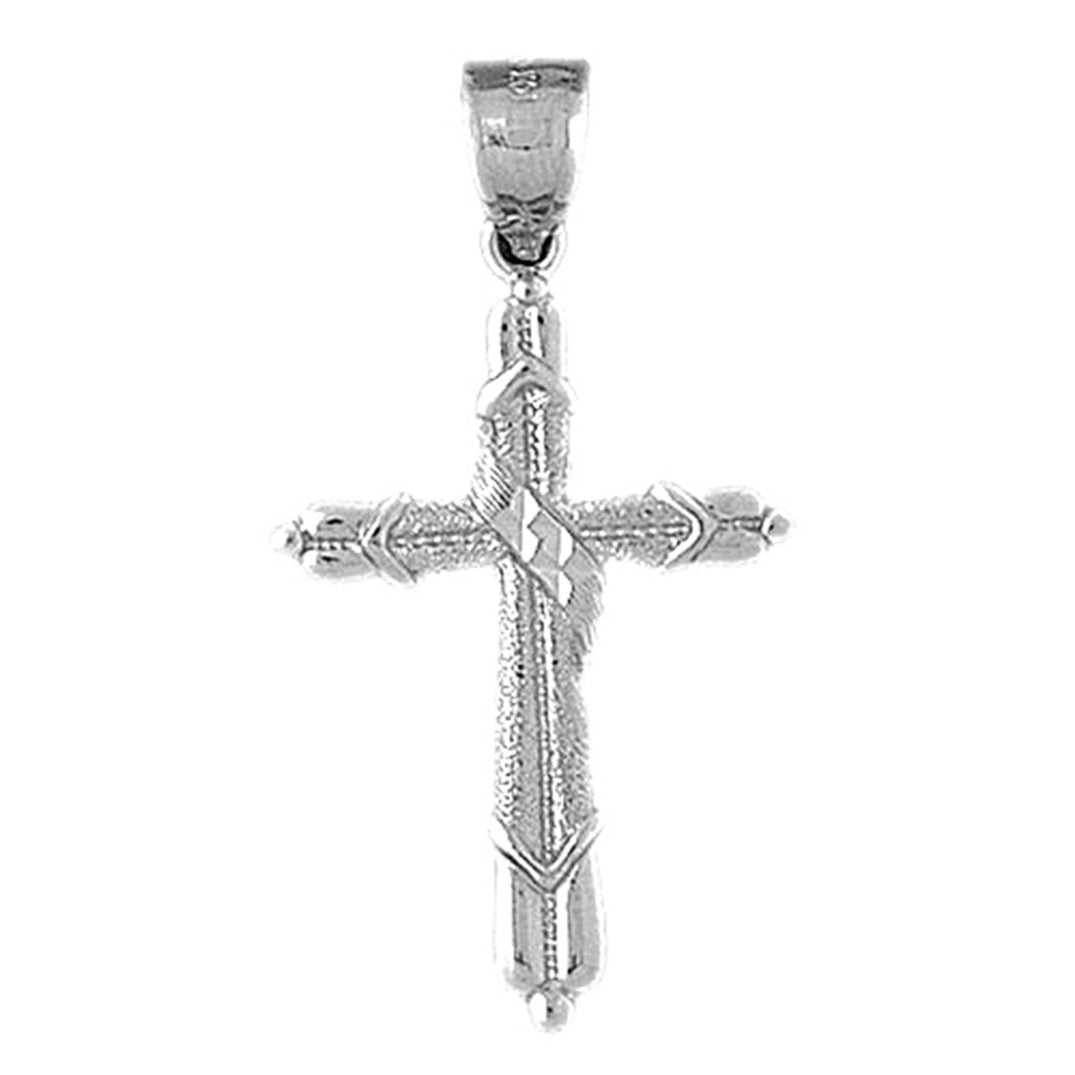 10K, 14K or 18K Gold Methodist Cross Pendant