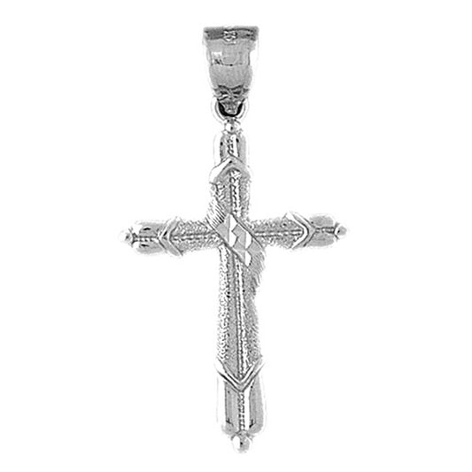 10K, 14K or 18K Gold Methodist Cross Pendant