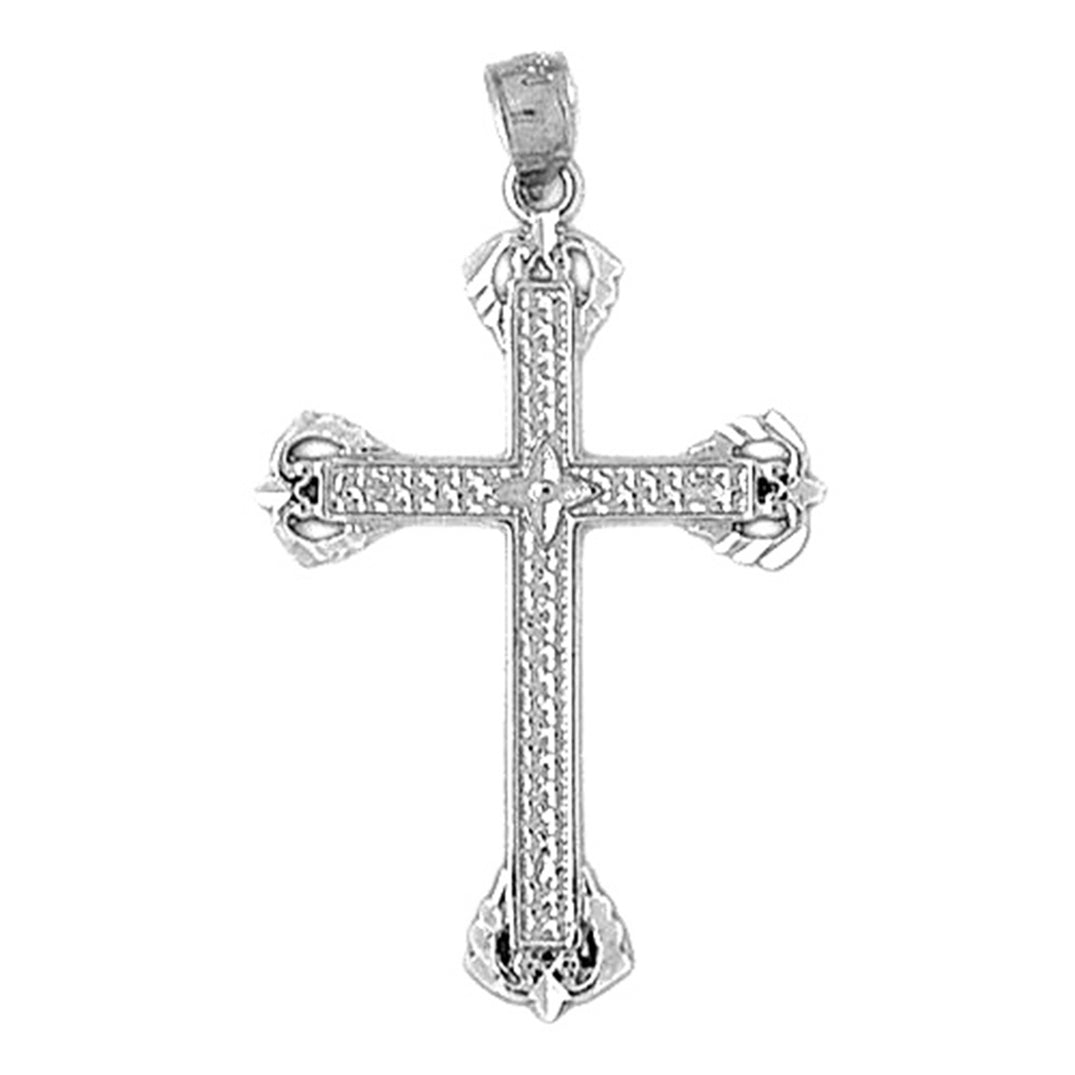 14K or 18K Gold Latin Cross Pendant