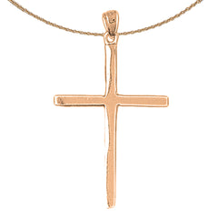 14K or 18K Gold Latin Cross Pendant