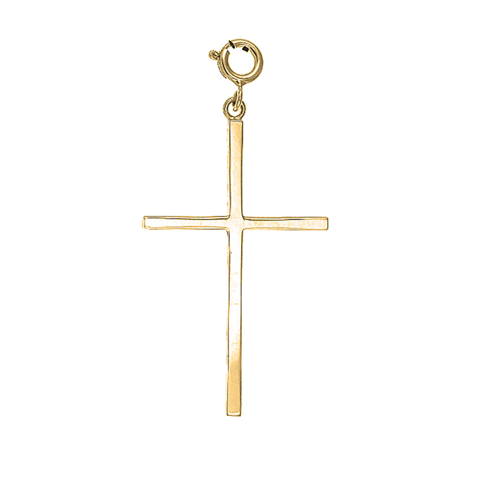 14K or 18K Gold Latin Cross Pendant