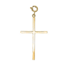 14K or 18K Gold Latin Cross Pendant