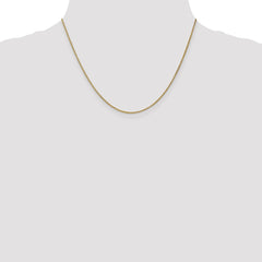 10K Yellow Gold 1.2mm Wheat Chain