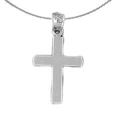 14K or 18K Gold Latin Cross Pendant