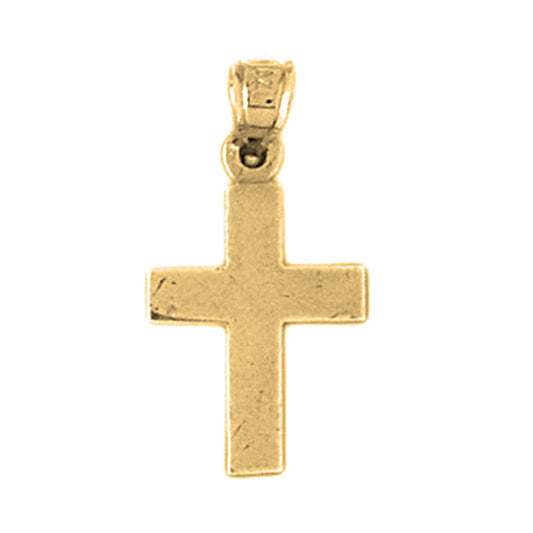 14K or 18K Gold Latin Cross Pendant