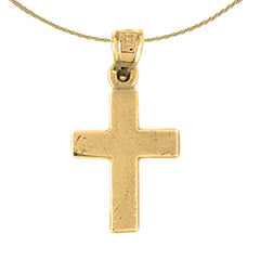 14K or 18K Gold Latin Cross Pendant