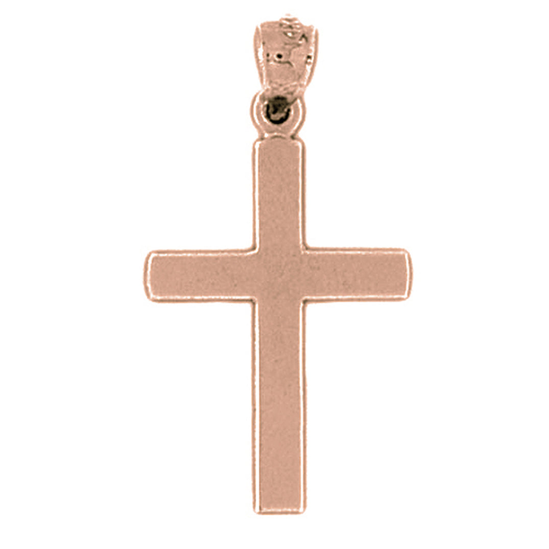 14K or 18K Gold Latin Cross Pendant