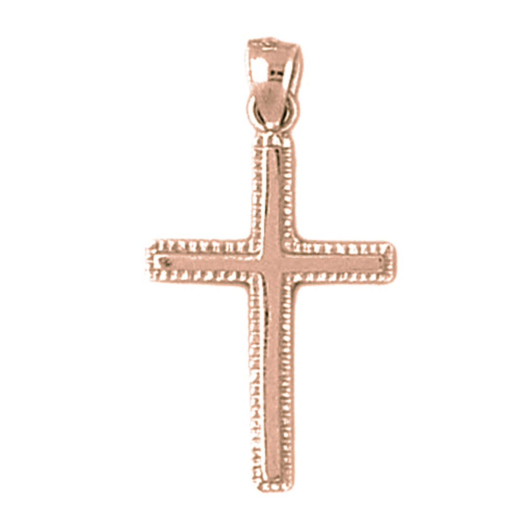 14K or 18K Gold Latin Cross Pendant