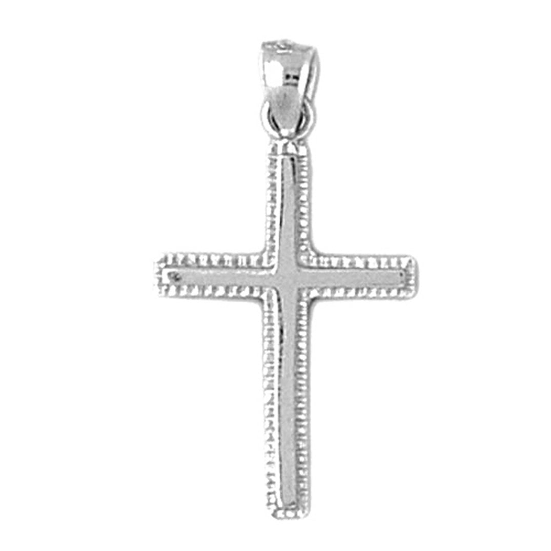 14K or 18K Gold Latin Cross Pendant