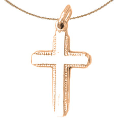 14K or 18K Gold Latin Cross Pendant