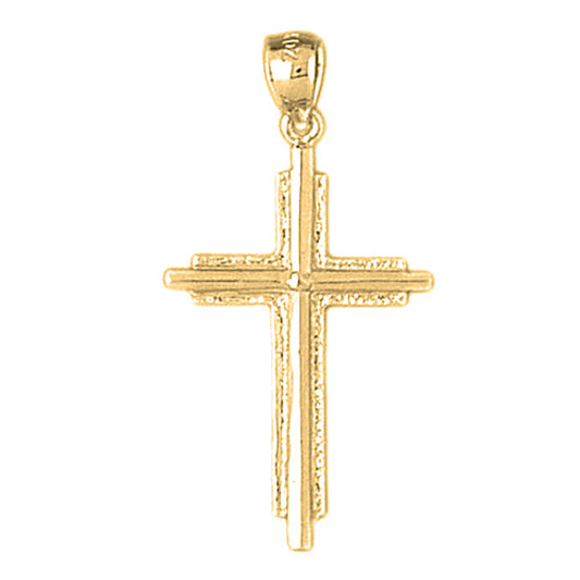 10K, 14K or 18K Gold Latin Cross Pendant