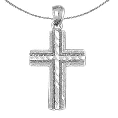 10K, 14K or 18K Gold Latin Cross Pendant