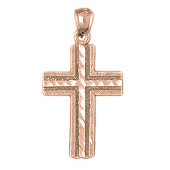 10K, 14K or 18K Gold Latin Cross Pendant