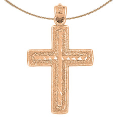 10K, 14K or 18K Gold Latin Cross Pendant