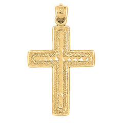 10K, 14K or 18K Gold Latin Cross Pendant