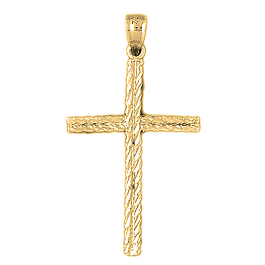 10K, 14K or 18K Gold Latin Cross Pendant