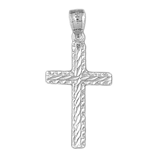 14K or 18K Gold Latin Cross Pendant