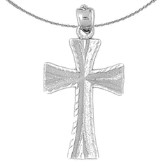 10K, 14K or 18K Gold Teutonic Cross Pendant