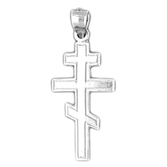 14K or 18K Gold Eastern Orthodox Cross Pendant