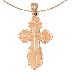 14K or 18K Gold St. Nicholas's Cross Pendant