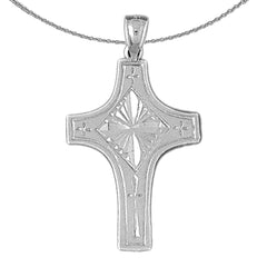 14K or 18K Gold Latin Cross Pendant