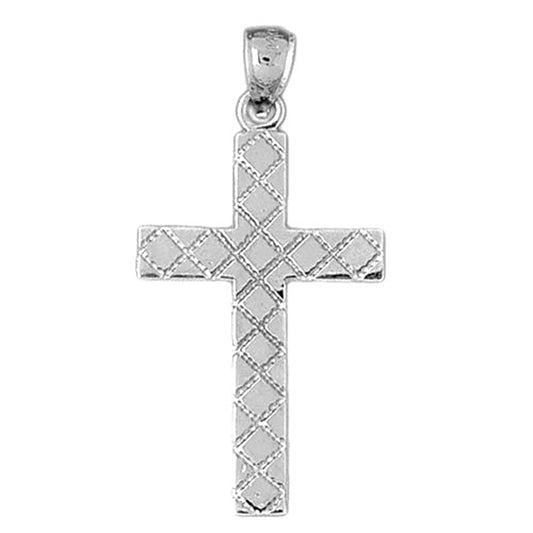 10K, 14K or 18K Gold Latin Cross Pendant