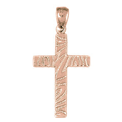 10K, 14K or 18K Gold Latin Cross Pendant