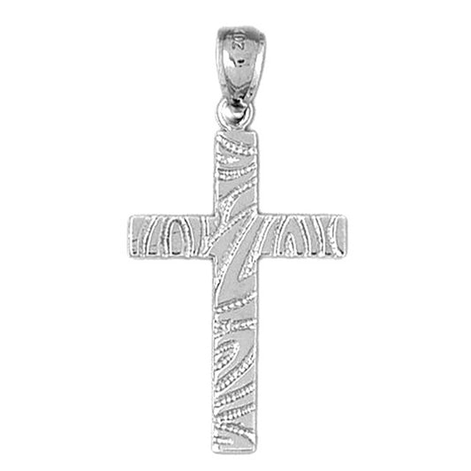 10K, 14K or 18K Gold Latin Cross Pendant