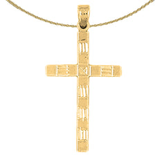 14K or 18K Gold Latin Cross Pendant