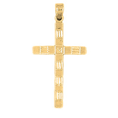 14K or 18K Gold Latin Cross Pendant