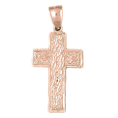 10K, 14K or 18K Gold Latin Cross Pendant