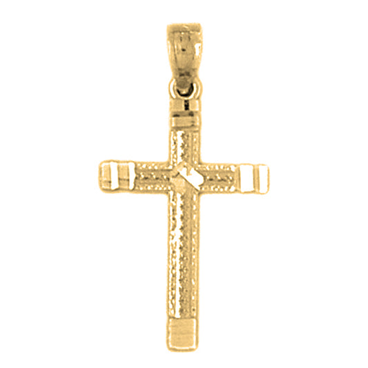 14K or 18K Gold Latin Cross Pendant