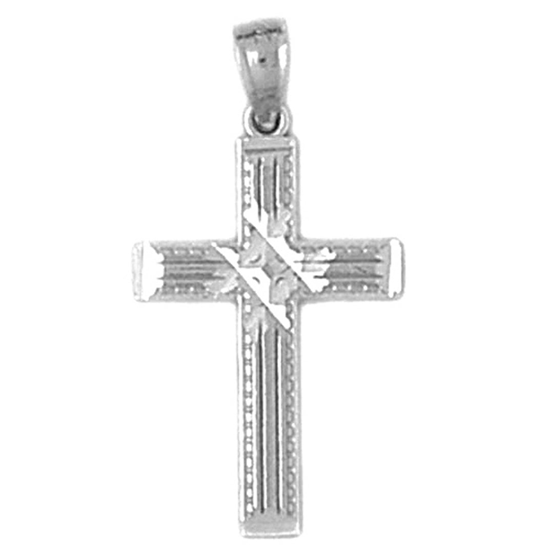 14K or 18K Gold Latin Cross Pendant