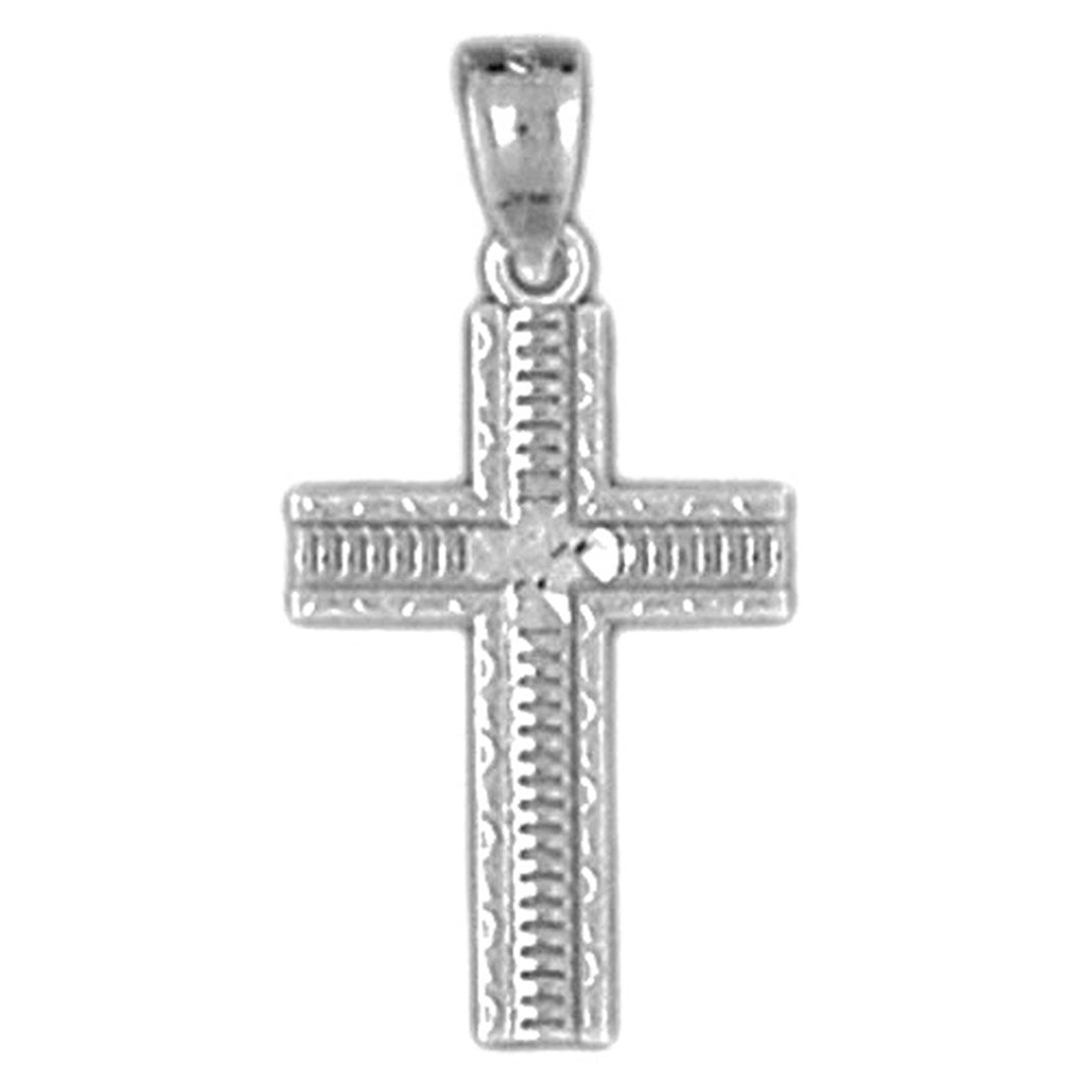 14K or 18K Gold Latin Cross Pendant